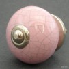 Nábytková úchytka růžová- 4 cm - knopka
