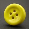Nábytková úchytka žlutá  tvar knoflíku 4 cm - knopka